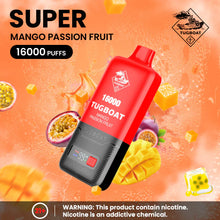 Load image into Gallery viewer, Tugboat 16000 (50mg) Puff Disposable Pod