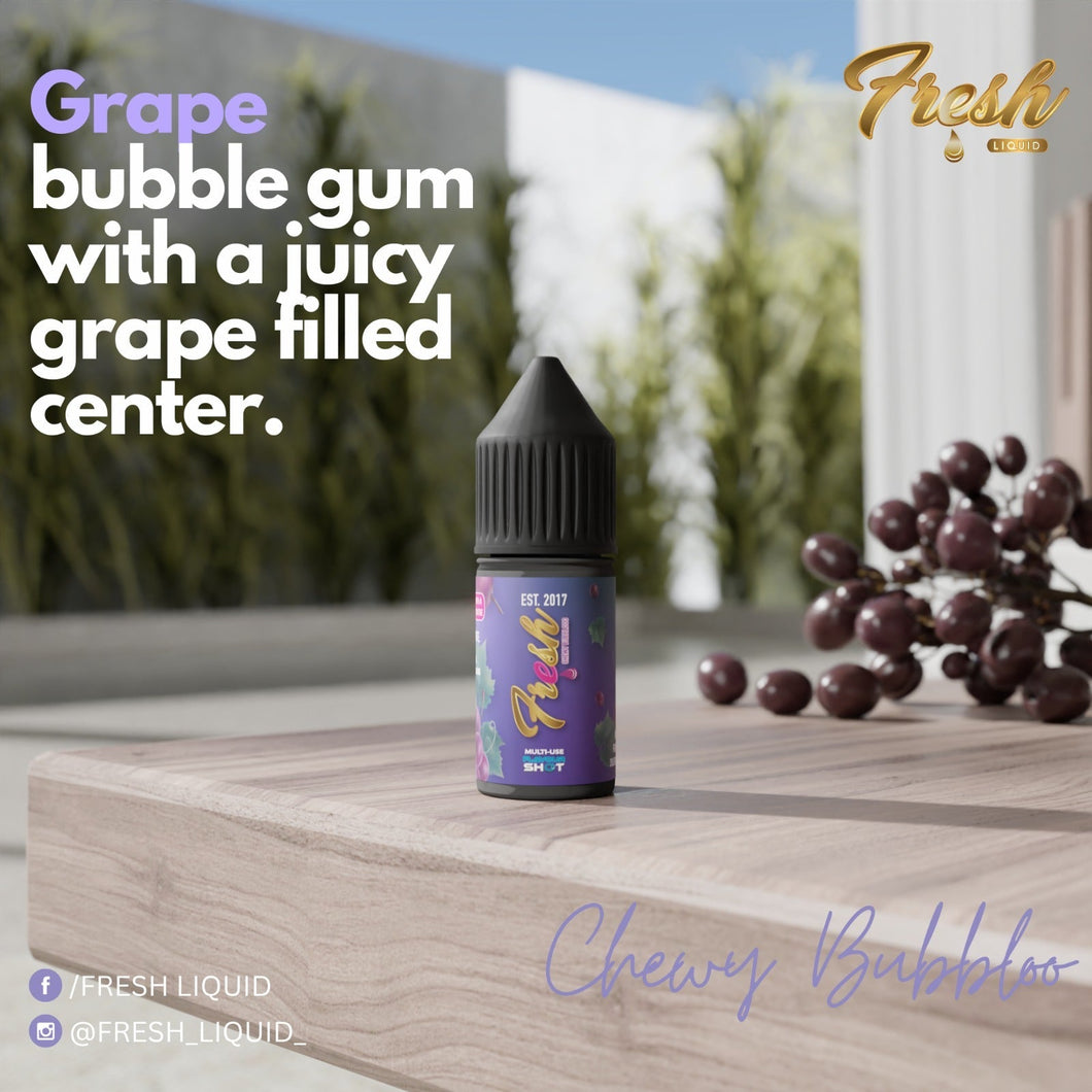 Fresh E-liquid - Chewy Bubbloo Salt Flavour Shot Kit, 30ml