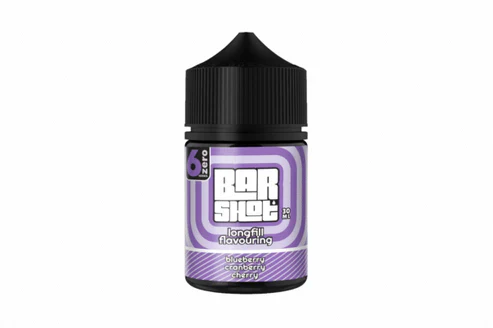 Bar Shot 6Zero Flavour LONGFILL - Blueberry Cherry Cranberry MTL/Salt, 60ml