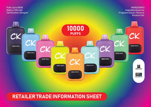 CK 10 000 Puff Disposable Vape 5%