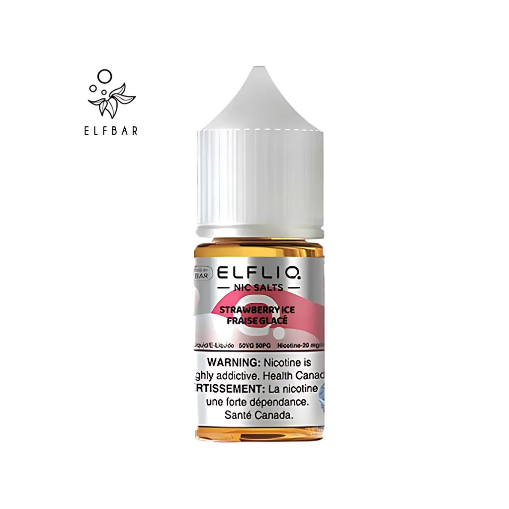 Elfliq - Strawberry Ice (50mg) Nic Salts, 30ml