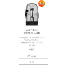 Load image into Gallery viewer, Smok - Arco Pod (0.8ohm) Replacement Coil 3ml,(1pc)
