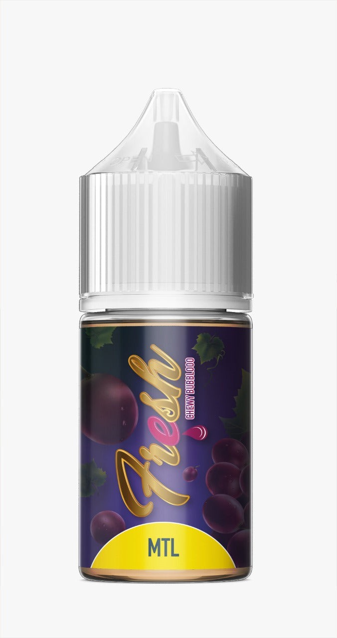 Fresh E-liquid - Bubbloo Grapetizing Bubblegum Flavoured MTL 12mg, 30ml