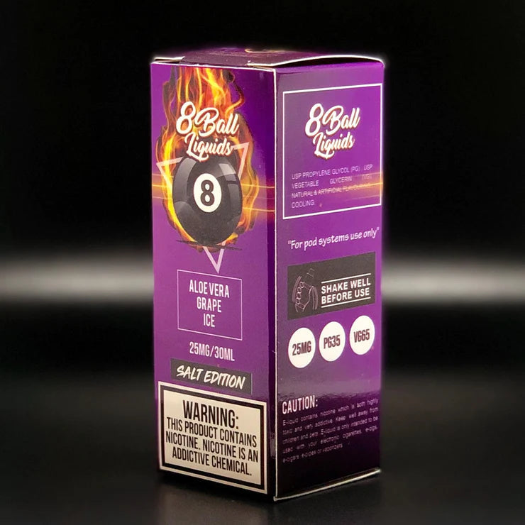 Vape Republic - 8 Ball Aloevera Grape Salt Nic, 30ml