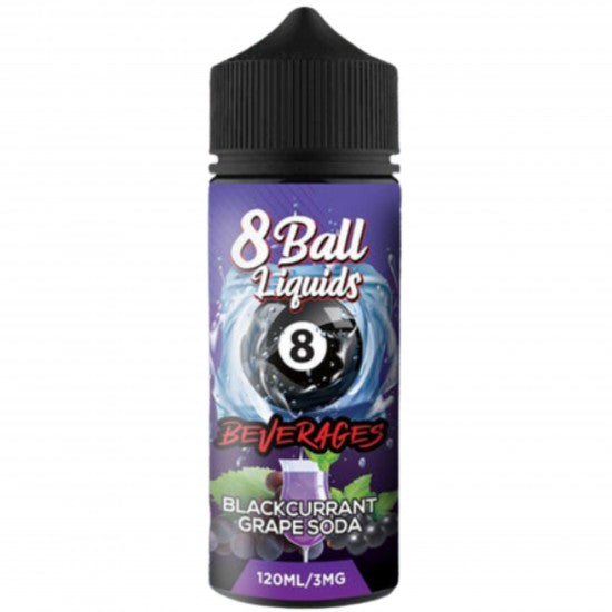 Vape Republic - 8 Ball Blackcurrent Grape 3mg, 120ml