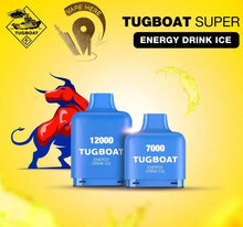 Load image into Gallery viewer, Tugboat Super 50mg 12000 Puff Cartridges

