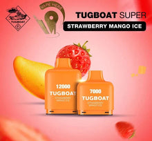 Load image into Gallery viewer, Tugboat Super 50mg 12000 Puff Cartridges
