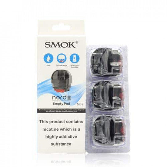 SMOK - Nord 5 Empty Cartridge 5ml 1PC