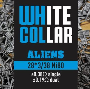 White Collar Coils - Aliens 0.19 (Blue)